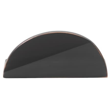 Gliderite Hardware 1-1/2 in. Center to Center Semi Circle Knob Oil Rubbed Bronze, 10PK 4844-ORB-10